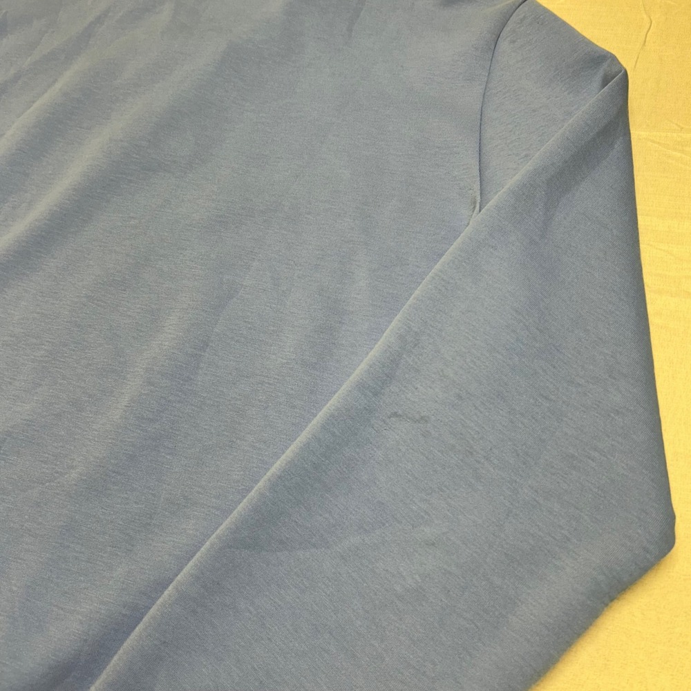 Polo Golf Ralph Lauren Mens XL Blue Quarter Zip Pullover Repellent Sweatshirt - Picture 7 of 8